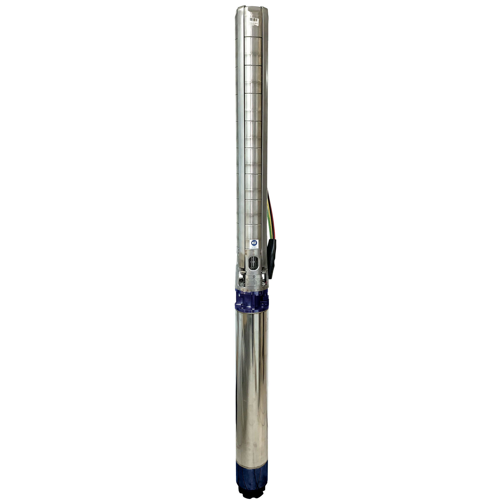 Gol Pumps, 6in. Stainless steel Deep Well Submersible Pump, Max. Flow 17400 GPH, Port Size 4 in, Model# A6X46CR17/05